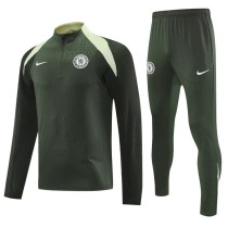 2025/26 CHE Army green Half Pull Tracksuit