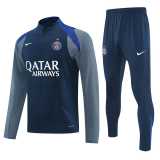 2025/26 PSG Royal blue Half Pull Tracksuit