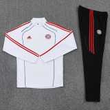 2025/26 Bayern White Half Pull Tracksuit