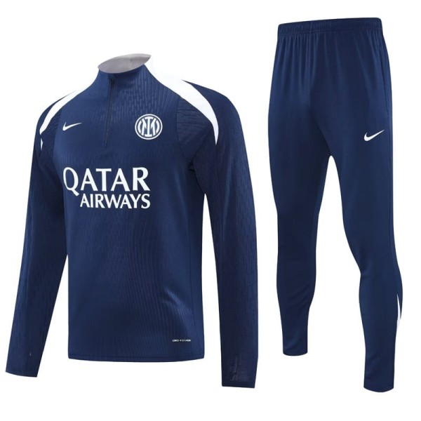 2025/26 PSG Dark Blue Half Pull Tracksuit