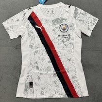 2025/26 Man City Club World Cup Away White Fans Women Soccer jersey