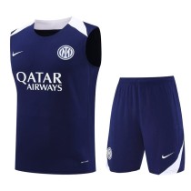 2025/26 INT Dark Blue Training Shorts Suit