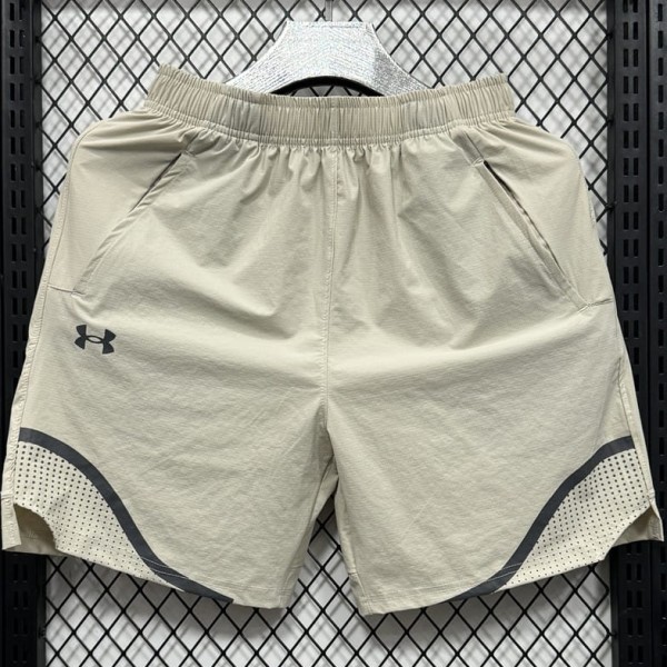WQD Beige Casual Shorts Pants