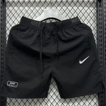 WQD Black Casual Shorts Pants