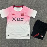 2025/26 Bayer 04 Leverkusen Special Edition Pink Fans Kids Soccer jersey