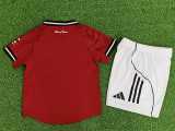 [PLAYER] 2025/26 Man Utd Home Player Kids Soccer jersey