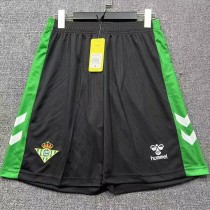 2025/26 Real Betis Home Black Fans Soccer Shorts