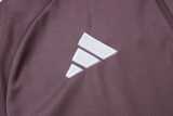 2025/26 Man Utd Chocolate Half Pull Tracksuit