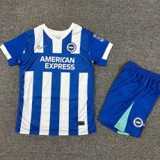 2025/26 Brighton & Hove Albion Home Fans Kids Soccer jersey