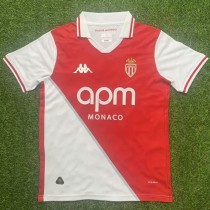 2025/26 Monaco Home Red Fans Soccer jersey