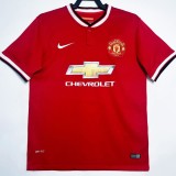 2014/15 Man Utd Home Red Retro Soccer jersey
