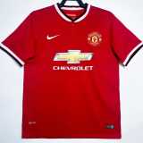 2014/15 Man Utd Home Red Retro Soccer jersey