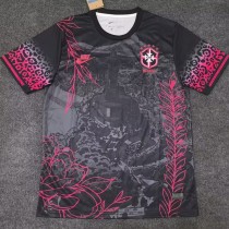 2025 Brazil Black Training Shirts