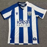 2025/26 West Bromwich Albion Home Blue Fans Soccer jersey