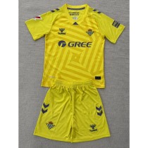 2025/26 Real Betis GKY Yellow Fans Kids Soccer jersey