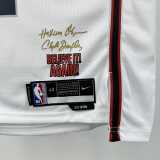 2024/25 ROCKETS DURANT #7 White NBA Jerseys