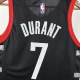 2023/24 ROCKETS DURANT #7 Black NBA Jerseys