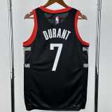 2023/24 ROCKETS DURANT #7 Black NBA Jerseys