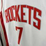 2022/23 ROCKETS DURANT #7 White NBA Jerseys