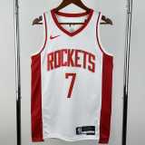 2022/23 ROCKETS DURANT #7 White NBA Jerseys