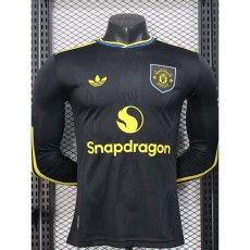 [PLAYER] 2025/26 Man Utd 3RD Player Long Sleeve Soccer jersey