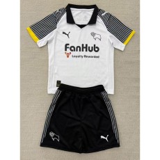 2025/26 Derby County Home Fans Kids Soccer jersey