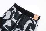 WQD Black white Shorts Pants
