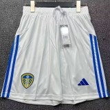 2025/26 Leeds United Home White Fans Soccer Shorts
