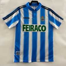 1997/98 La Coruna Home Blue Retro Soccer jersey