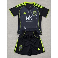 2025/26 Al Ahly SC Away Black Fans Kids Soccer jersey