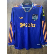 2025/26 Newcastle 3RD Dark Blue Fans Long Sleeve Soccer jersey