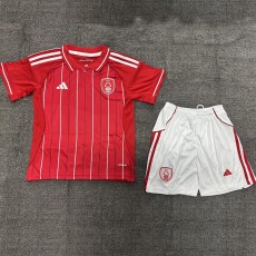 2025/26 Nottingham Forest Home Red Fans Kids Soccer jersey
