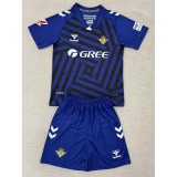 2025/26 Real Betis GKL Dark Blue Fans Kids Soccer jersey
