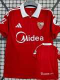 2025/26 Sevilla Away Red Fans Soccer jersey