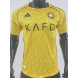 [PLAYER] 2025/26 Al Nassr FC Home Yellow Player Soccer jersey