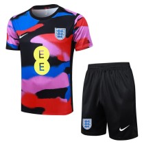 2025 England Pink Training Shorts Suit