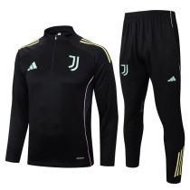 2025/26 JUV Black Half Pull Tracksuit