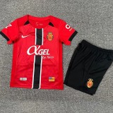 2025/26 RCD Mallorca Home Red Fans Kids Soccer jersey