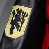 2025/26 Man Utd Cotton Baseball Red Hoodie Jacket