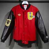 2025/26 Man Utd Cotton Baseball Red Hoodie Jacket