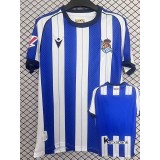 2025/26 Real Sociedad Home Blue Fans Soccer jersey