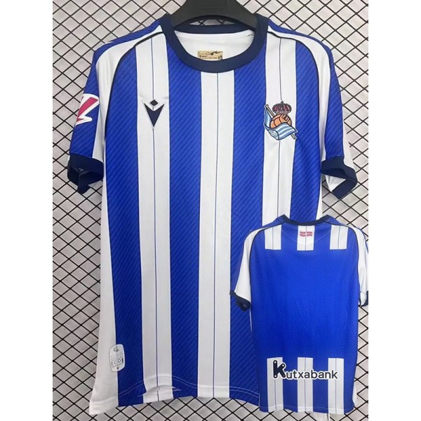 2025/26 Real Sociedad Home Blue Fans Soccer jersey