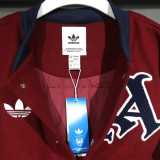 2025/26 ASN Cotton Baseball Crimson Hoodie Jacket