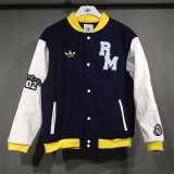 2025/26 R MAD Cotton Baseball Dark Blue Hoodie Jacket