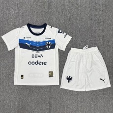 2025/26 CF Monterrey Away White Fans Kids Soccer jersey