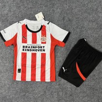 2025/26 PSV Eindhoven Home Red Fans Kids Soccer jersey