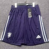 2025/26 Man Utd Away Purple Fans Soccer Shorts