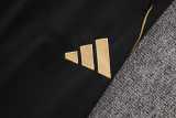 2025/26 Lyon Black Half Pull Tracksuit