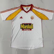 1999/00 Galatasaray SK Away White Retro Soccer jersey