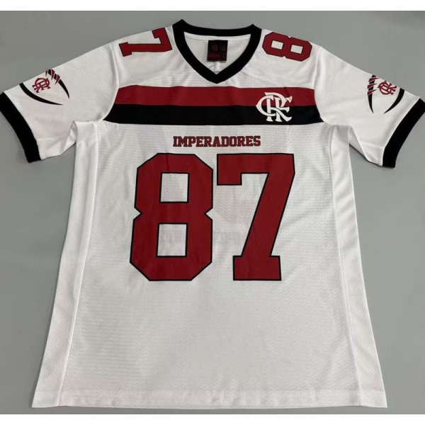 2025/26 Flamengo White IMPERADORES #87 Training Shirts